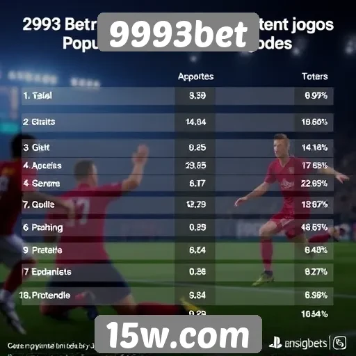 Estatísticas de jogos populares no 9993bet